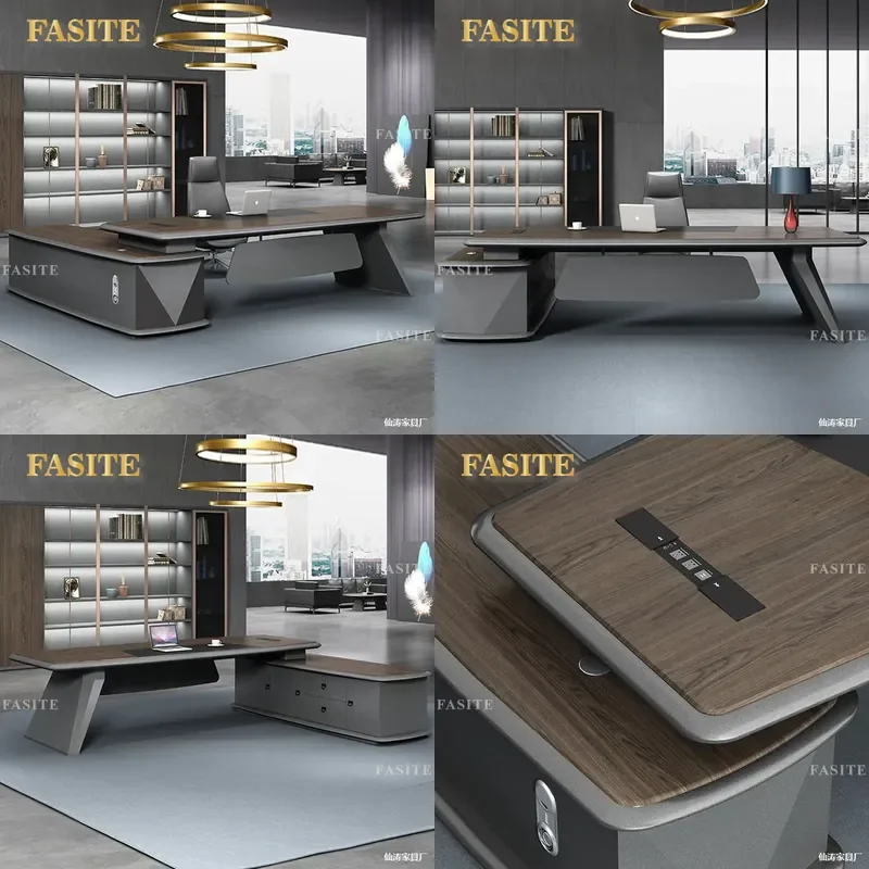 For Office Furniture Light Luxury Combination Simple Modern Manager President