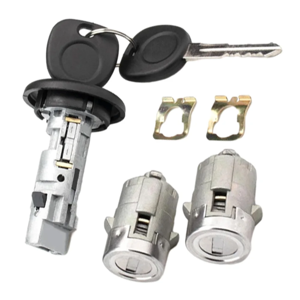 

707835 706592 Ignition Switch Lock & Front Door Lock Cylinder Kit for Chevrolet Silverado Tahoe GMC Yukon 15298923 15298924