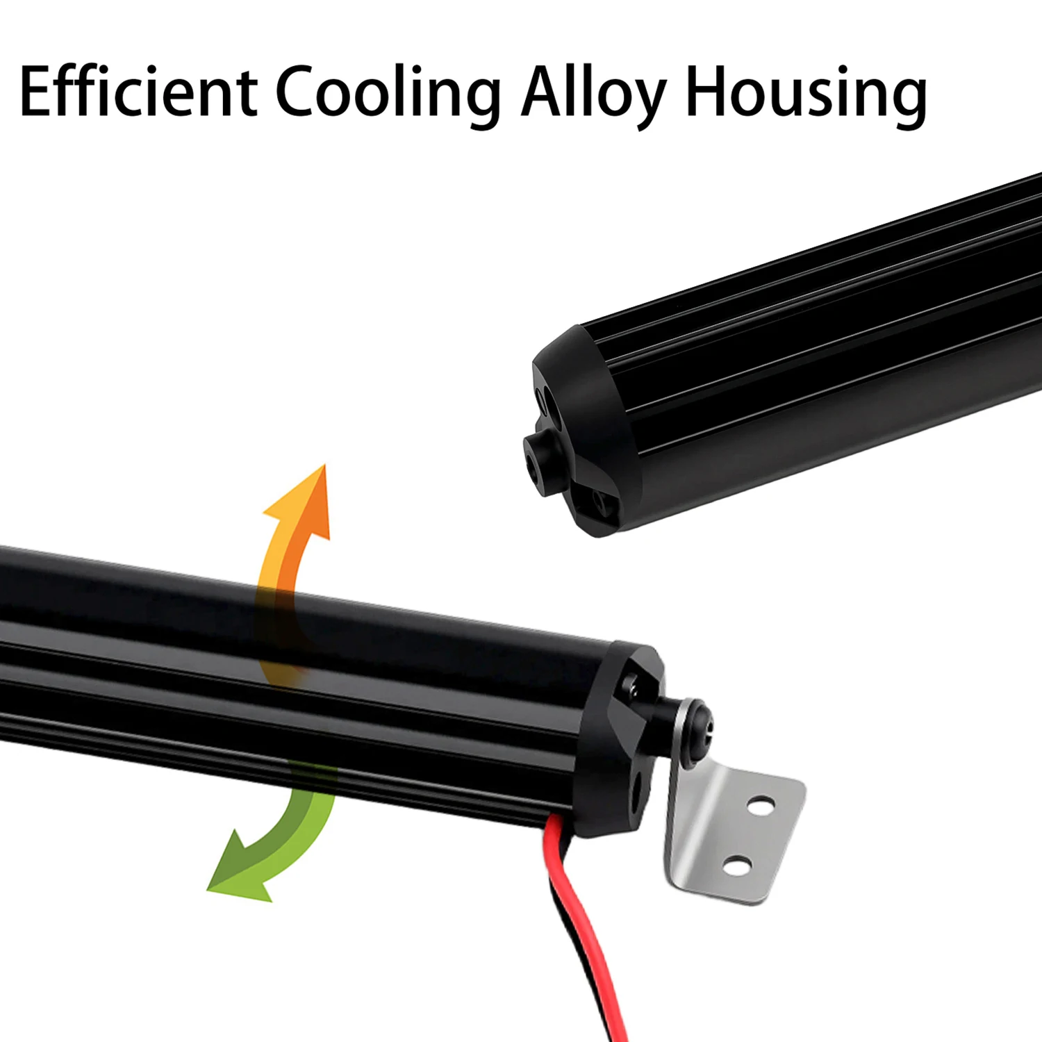 TCRC Aluminum Roof White LED Light Bar with CH3 Light Control Switch Set for Axial 1/8 AXP8 Gilamon Trail Buggy Upgrade