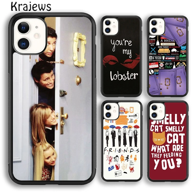 Krajews Friends TV Show Series funny Phone Case Cover For iPhone 16 15 14 plus XS XR 11 12 mini 13 pro max Fundas