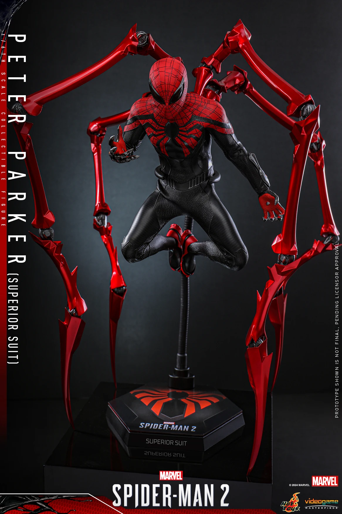 متوفر في المخزون HotToys VGM61 بيتر باركر بدلة متفوقة 1/6 أنيمي عمل الشكل لعبة هدية نموذج جمع الهوايات
