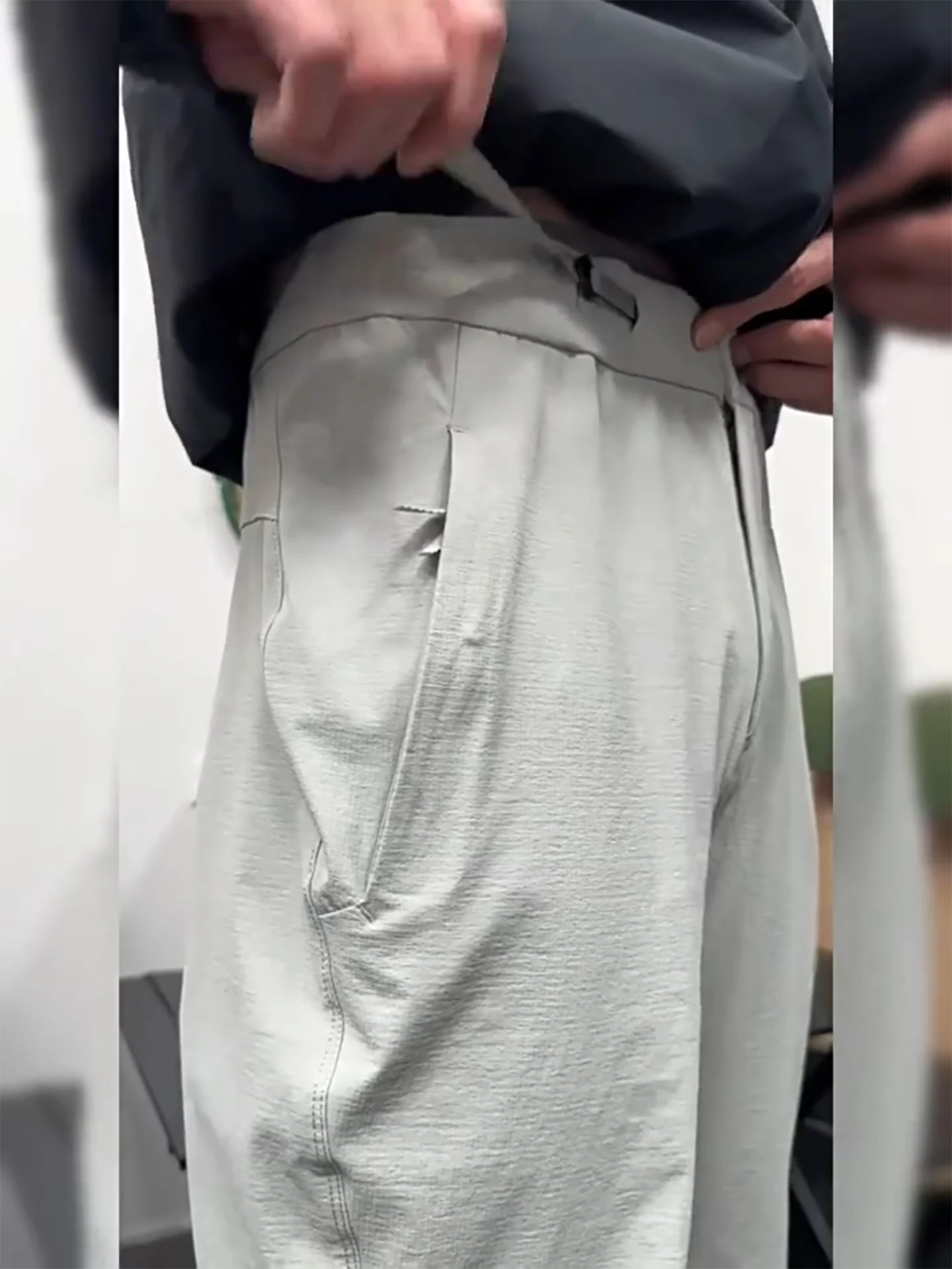 

Qui Dry Ice Silk Work Trousers Men's Summer Thin American Retro Sunade Paratrooper Pants Outdoor Hiking Mountain Climbing