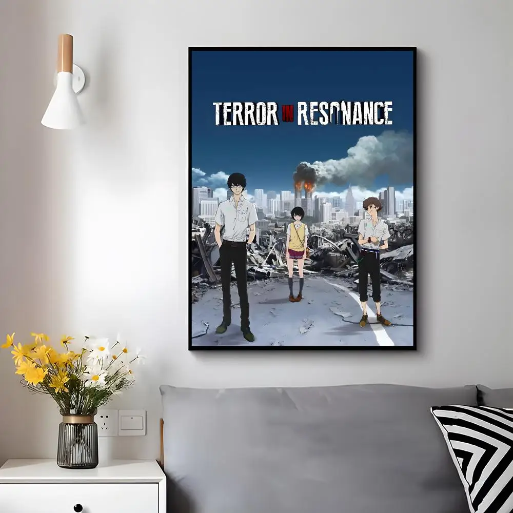 Thriller Anime T-terror in Resonance Poster Trendy Aesthetic Wall Decor for Dorm & Bedroom