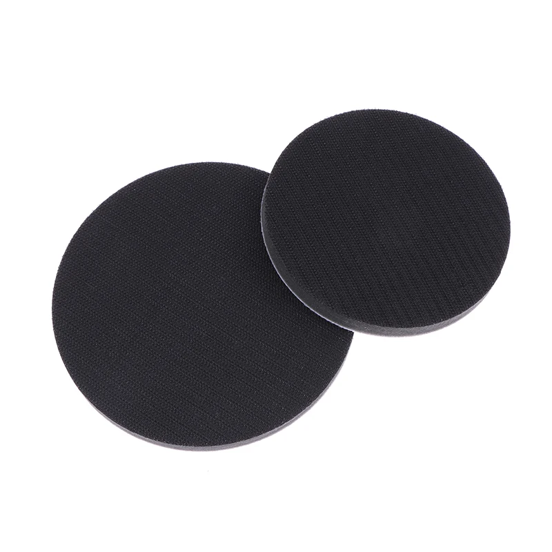 

1PC 5/6 Inch Sponge Interface Pad Sander Discs Sanding Pad Hook Loop Sander Surface Polishing Buffer Backing Mat Abrasive Tool