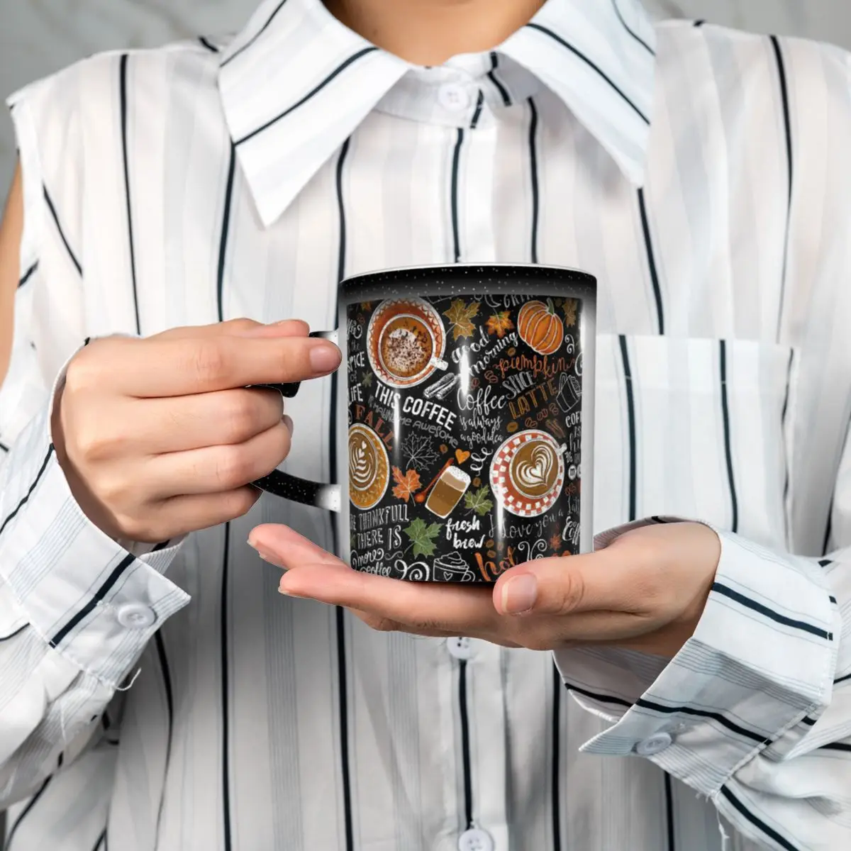 Coffee Hamburger Delicious Food Mug Funny Ceramic Coffee Cups Tea Mugs Milk Cup Drinkware Gifts for Woman Man