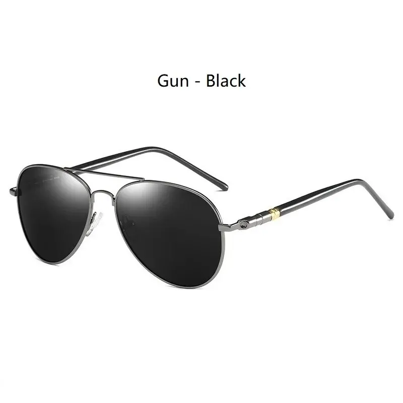 Mode Aviator-zonnebril voor heren Dames Pilot Driving Fishing Metalen zonnebril Luxe merk designerbril UV400