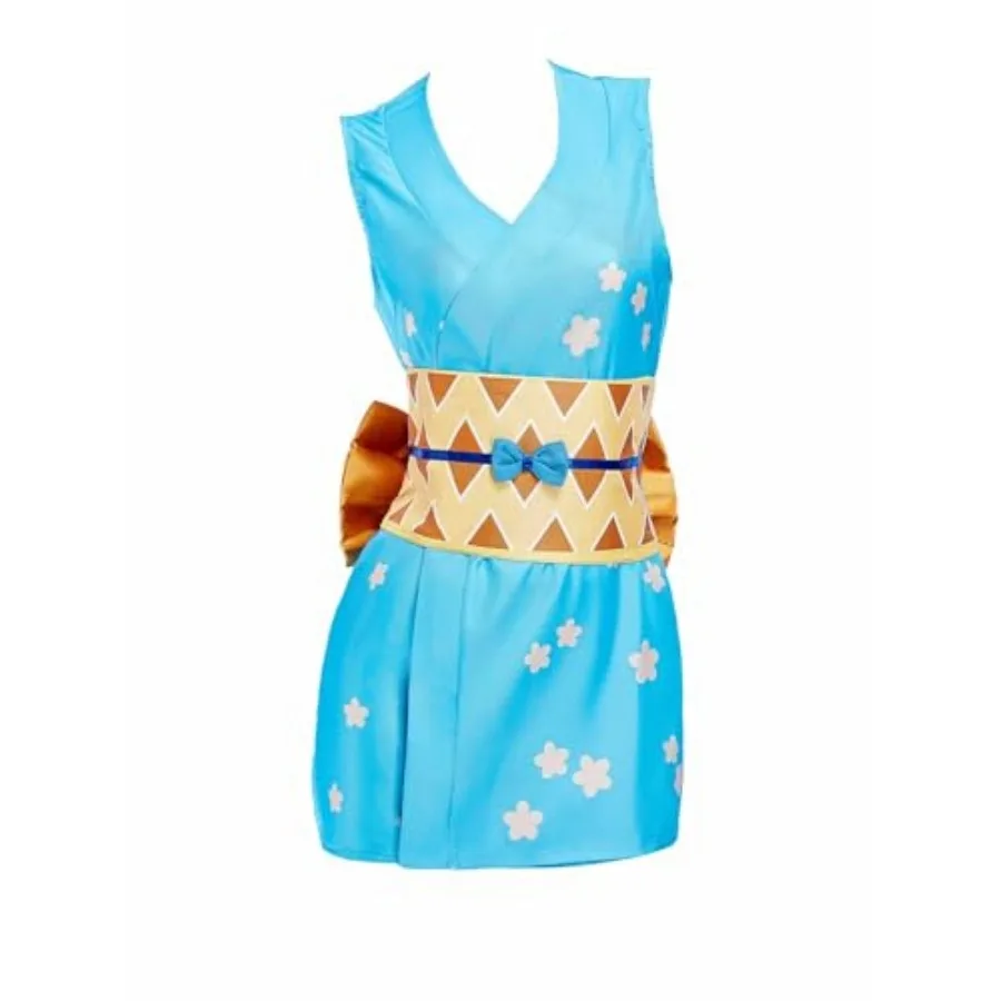 

haikyuu Women Kimono Japanese Anime Cosplay Costume Blue Dress Set
