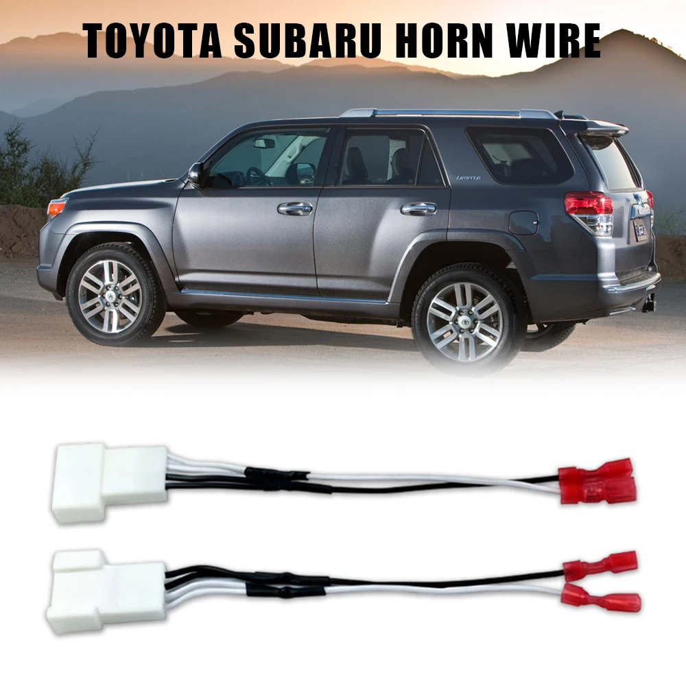 Car Front Dash Tweeter Speaker Harness for Toyota Tacoma for Subaru Forester Scion Xb IQ 4 Pin Audio Wire Plug Speaker Connector