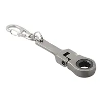 10mm Ratchet Spanner Portable Wrench Metal Racing Keychain Key Chain Ring Keyring Adjustable Wrench Tools Tool