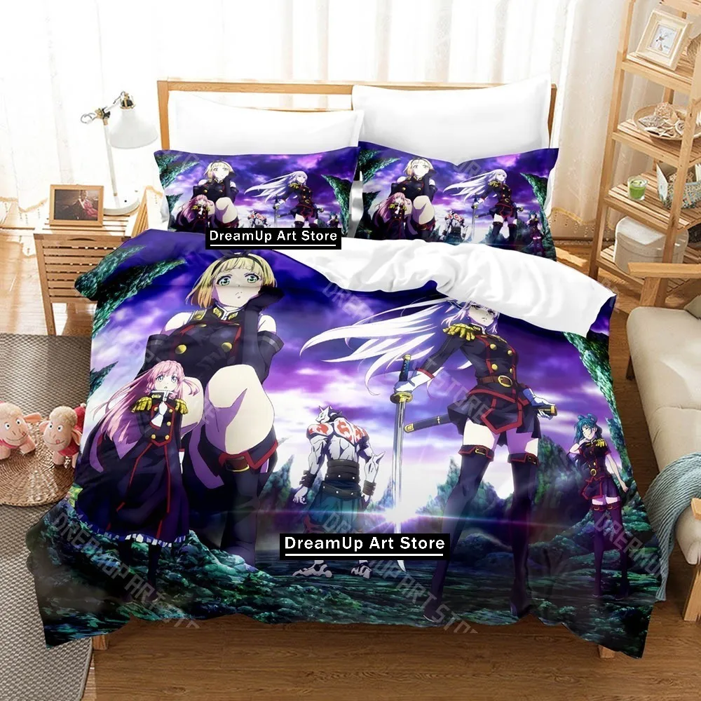 3D Printed Chained Soldier Anime Bedding Set for Boys Girls Duvet Cover Pillowcase Twin Queen King Full Single Double Sizes
