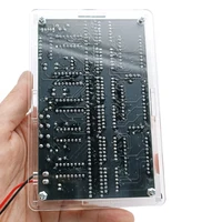 24-Hour Digital Clock DIY Soldering Kit No Microcontroller with Case Red LED Display Soldering Practice for Students and Diyers 4