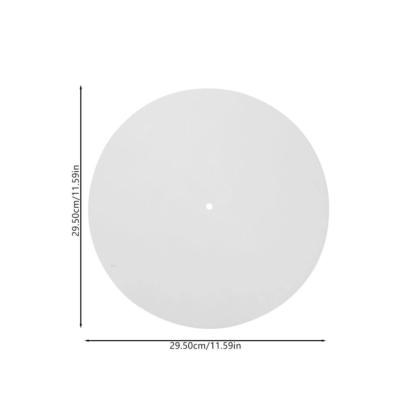 2 Pezzi Tappetini in Feltro per Giradischi di Alta Qualità per Dischi in Vinile Migliorano la Chiarezza del Suono Riducono il Rumore di Sfondo Non Danneggiano