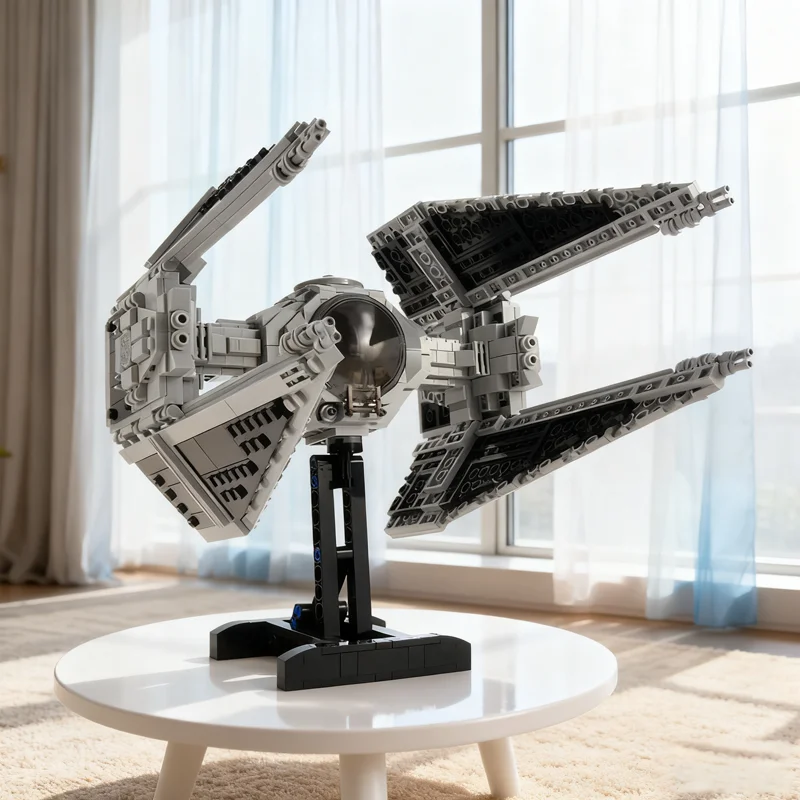 774pcs MOC Interceptor Imperial Twin Ion Engine Star Battle Model Building Blocks Christmas Gift Construction Toy 3D Birthday