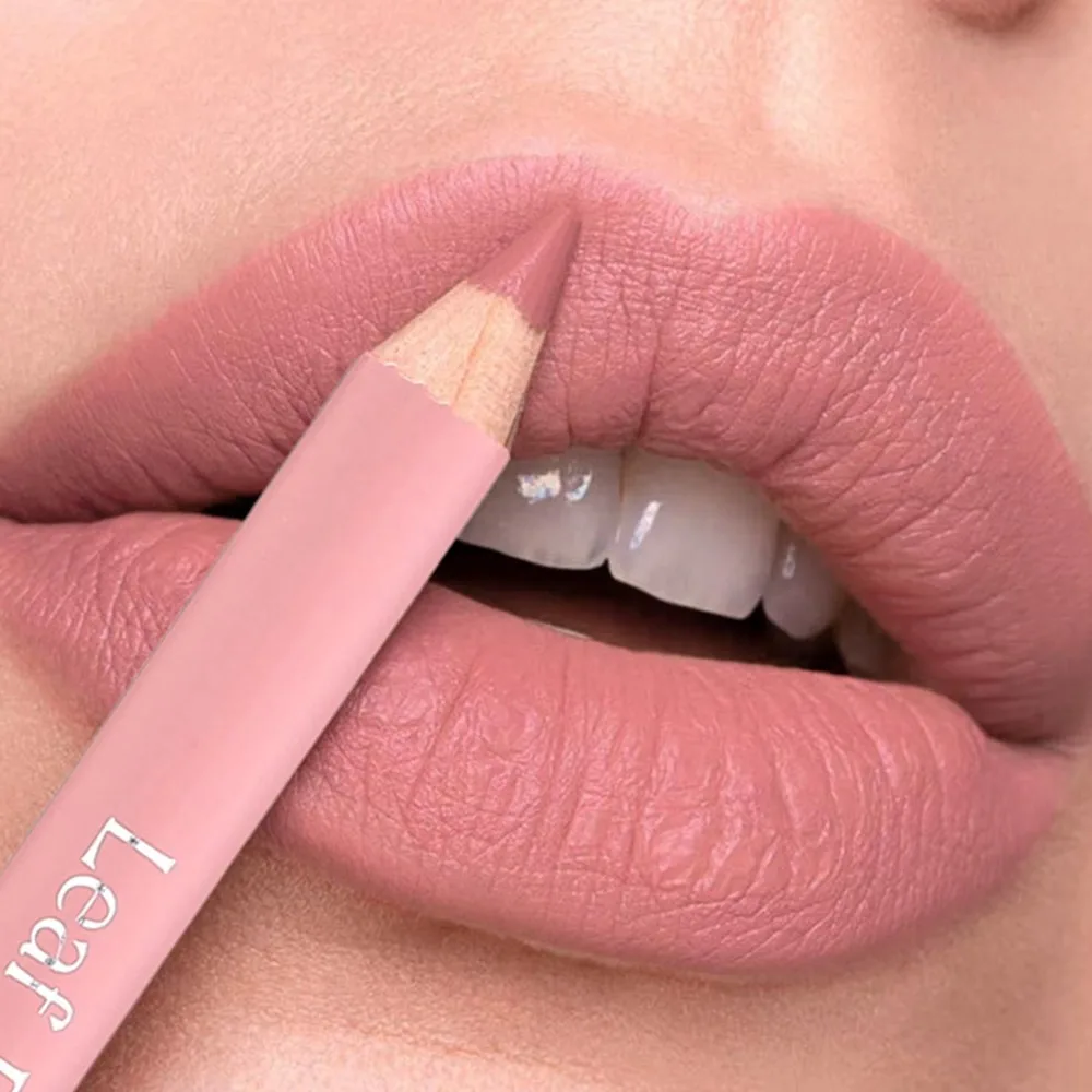 Natural Waterproof Matte Lipliner Pencil Moisturising Long Lasting Lipstick Pencils Plumping Velvet Lip Liner Pencil Makeup