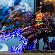 En Stock, figuras de Zoro de una pieza de Anime de 25cm, pintura del cielo