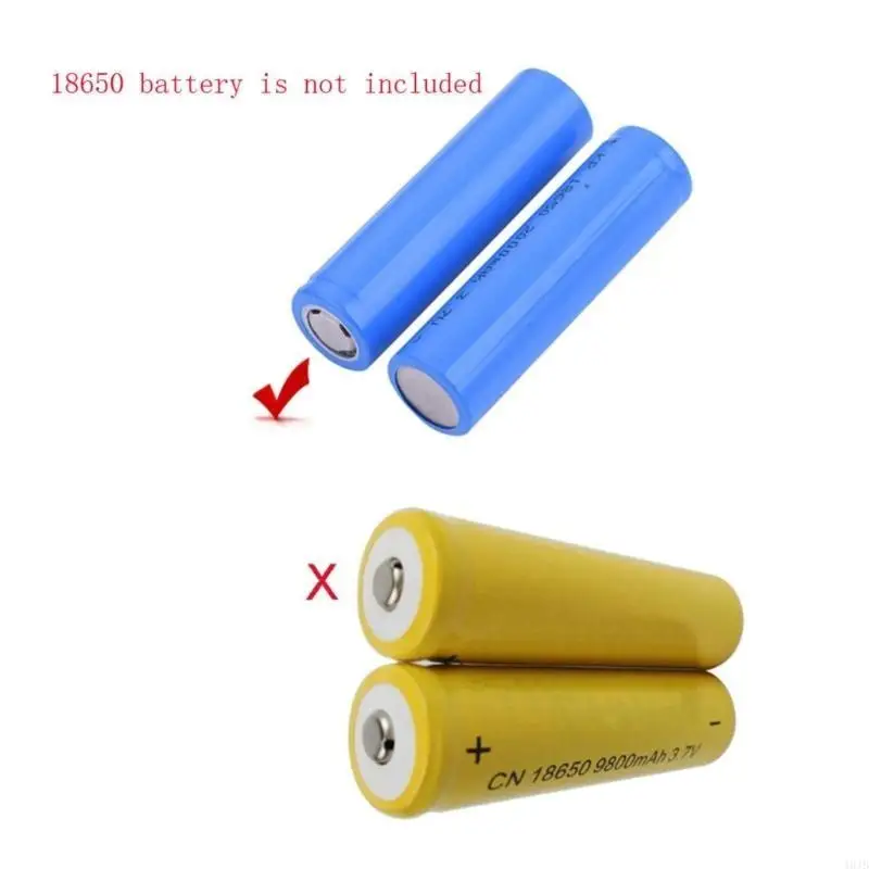 6*18650 Batterij DIY Power Bank Case Dual USB Batterijhouder Opbergdoos Telefoon 10W Opladen Noodgebruik met Campingverlichting