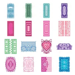 Flourish Companion Frame Cutting Dies New Arrival 2023 Diy Molds Scrapbooking Paper Making Cuts Crafts Template Handmade Card
