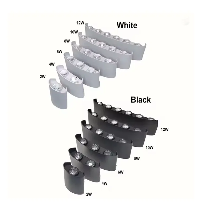 Motion Sensor Wall Light, 2W 4W 6W 8W 10W Up Down Modern LED Light, for Living Room Walkway Garage Porch Patio Garden
