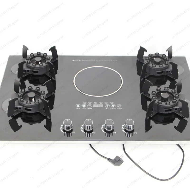 

5 burner Gas Stove Hob Five burner Glass Top Gas Stove Gas Cooktop with Glass Top