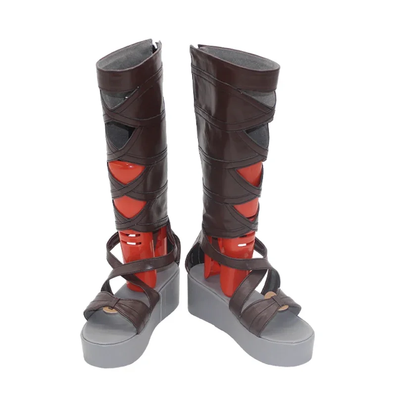 Gioco Senren cb Murasame Cosplay scarpe Halloween Carnival Boots PU Shoes puntelli Cosplay su misura