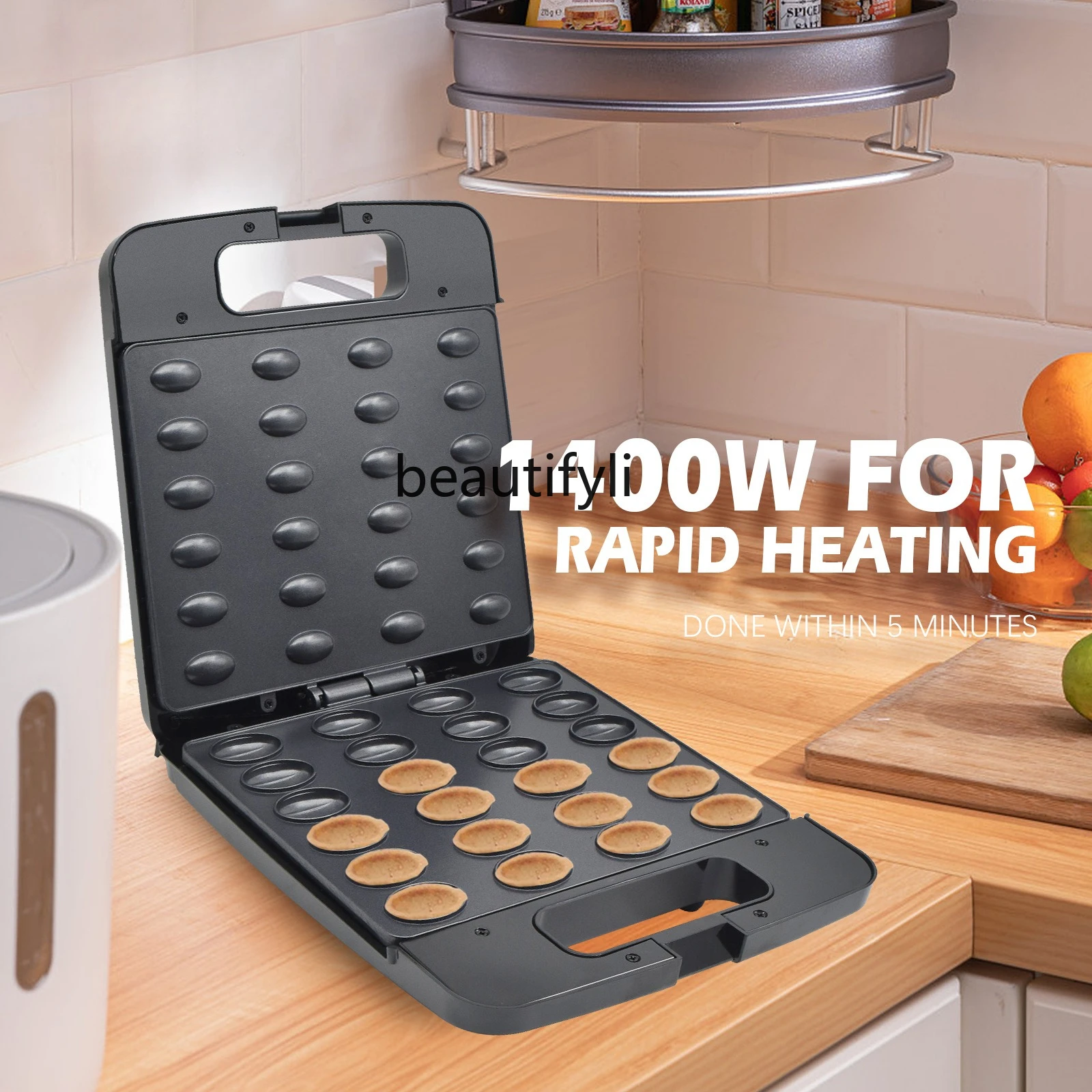 صانع الإفطار، صانع الساندوتشات، صانع كعكة الصدفة، كشك الكيك الكهربائي، آلة الجوز، متعددة الوظائف