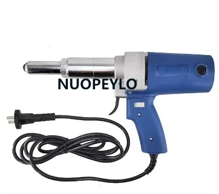 

7000N Handheld Electric Riveter Gun Riveting Machine Tools 220V 400W Portable Stainless Steel Core Pull Rivet Guns Equipment