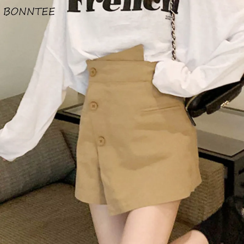 Minigonne per le donne Design asimmetrico Pure Summer Classic All-match Daily pizzicambicabea Женская Ulzzang Style Fashion Popular Ladies