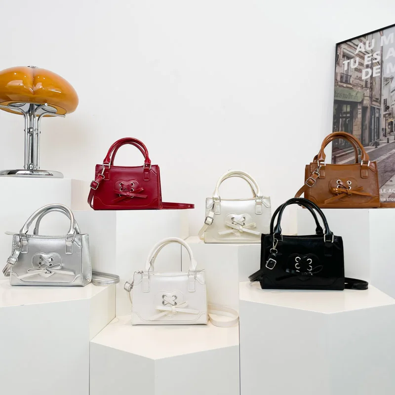 

2025 New Vintage Top Handle Bag for Women, Minimalist Shoulder Crossbody Purse, Retro Chic Square Handbag, Elegant & Compact​