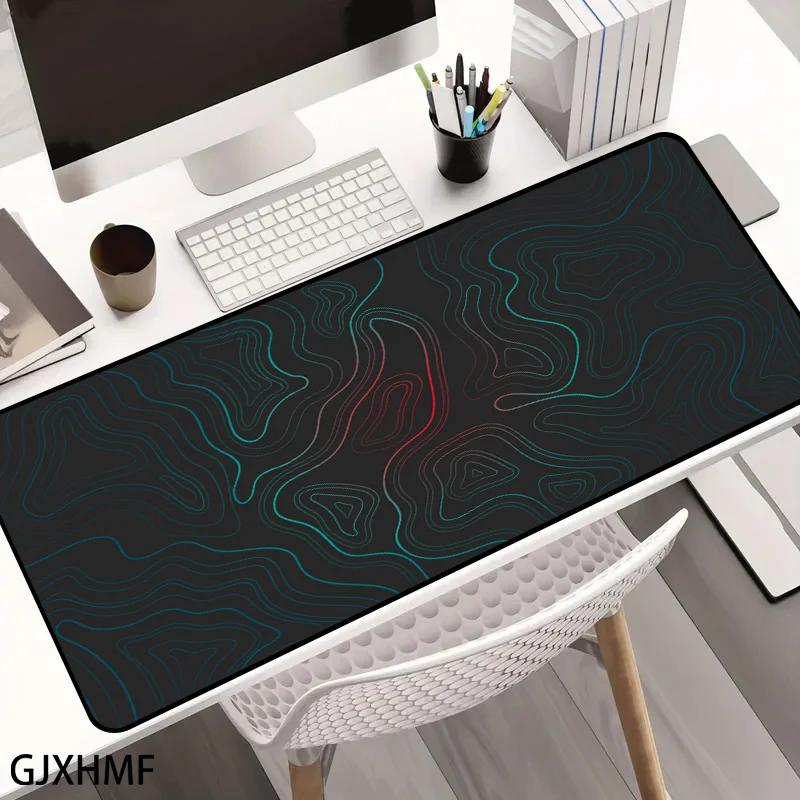 

Gradient Terrain Texture Pattern Mouse Pad, Minimalist Style Table Pad, Large Mouse Pad, Perfect Gift for Friends and Colleagues