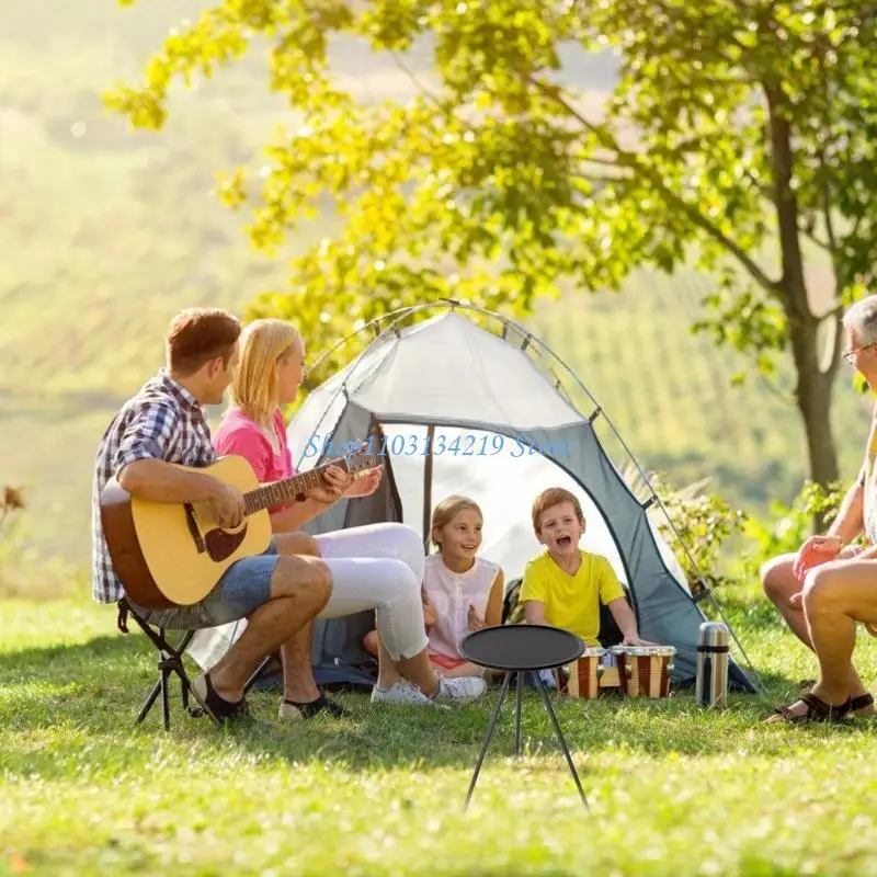 N5KC Portable Outdoor Folding Table For Fishing Camping Tailgating Backyard Activity