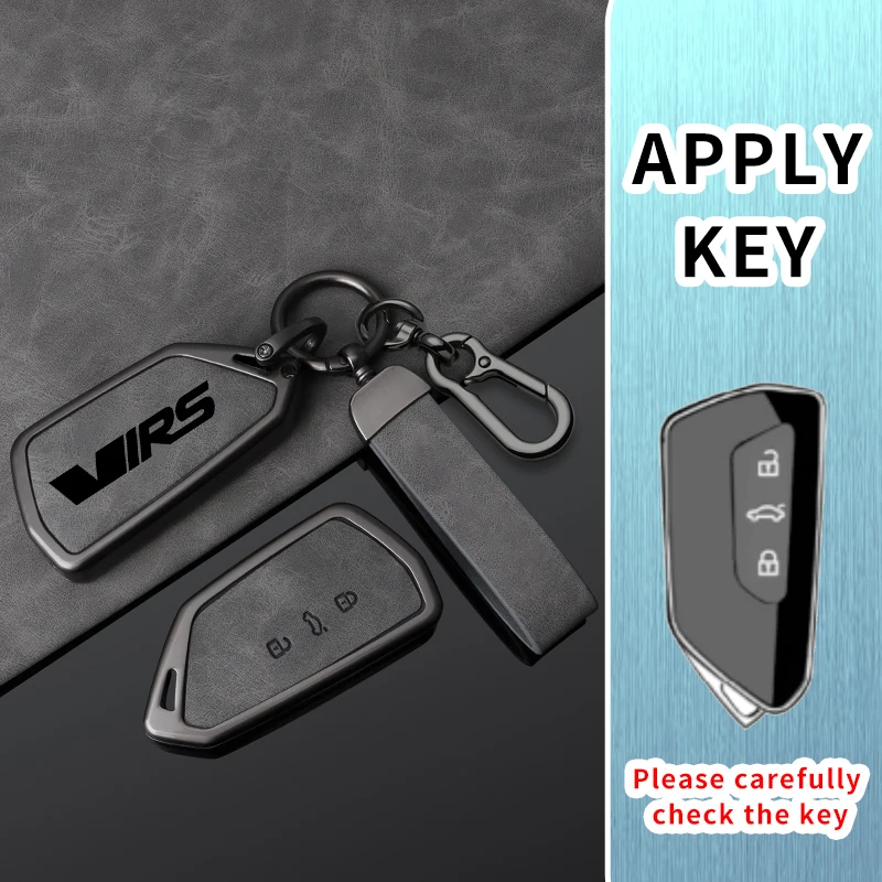 Autoschlüsselhülle aus Zinklegierung für Skoda VRS Octavia Kamiq Kodiaq Karoq RS Superb Fabia Rapid Key Protection Cover Zubehör