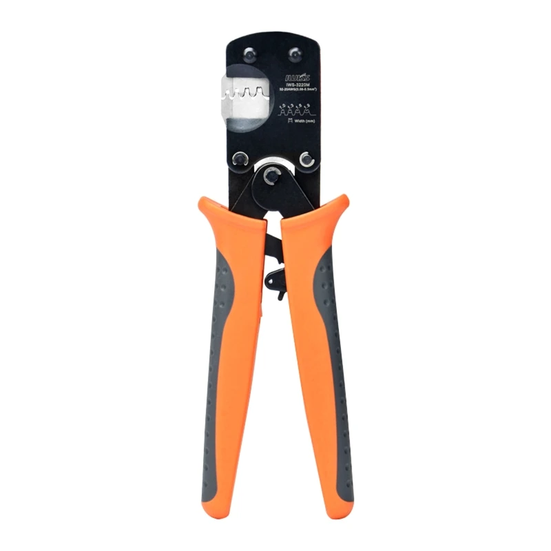 

Wire Crimper Ratchet Terminal Plier Hand Crimp Tool Spring Terminal Crimping for Heat Shrink Connectors Spring Dropship