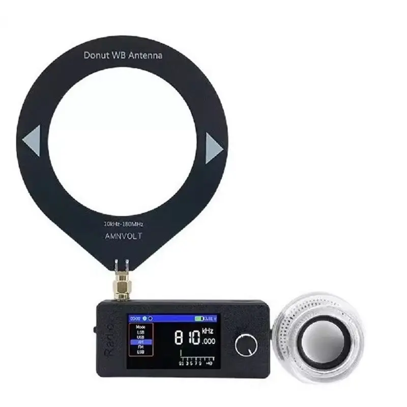 X64A-SI4732 Mini Radio AM FM All Band Radio 1.9Inch IPS Screen