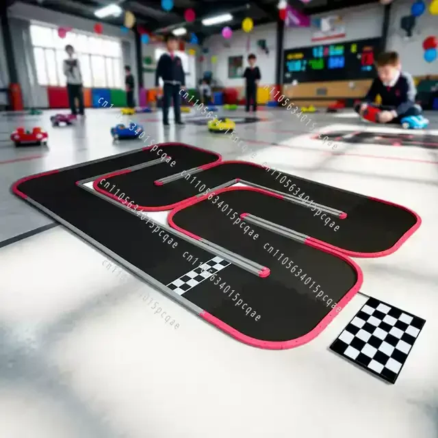 1/28 Scale 4WD RC Race Track Mat for Track Cars and Hobbyists