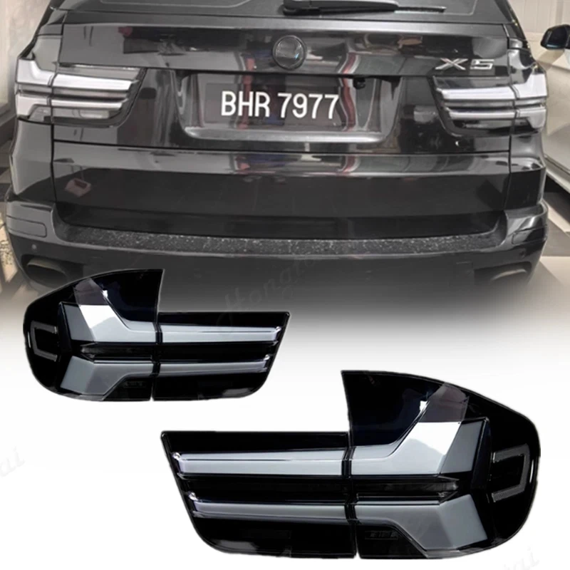 

Задний фонарь в сборе для BMW 2014 2015 2016-2018 BMW X5 F15, фонари заднего хода, стоп-сигналы, указатели поворота, модифицированный светодиодный задний фонарь