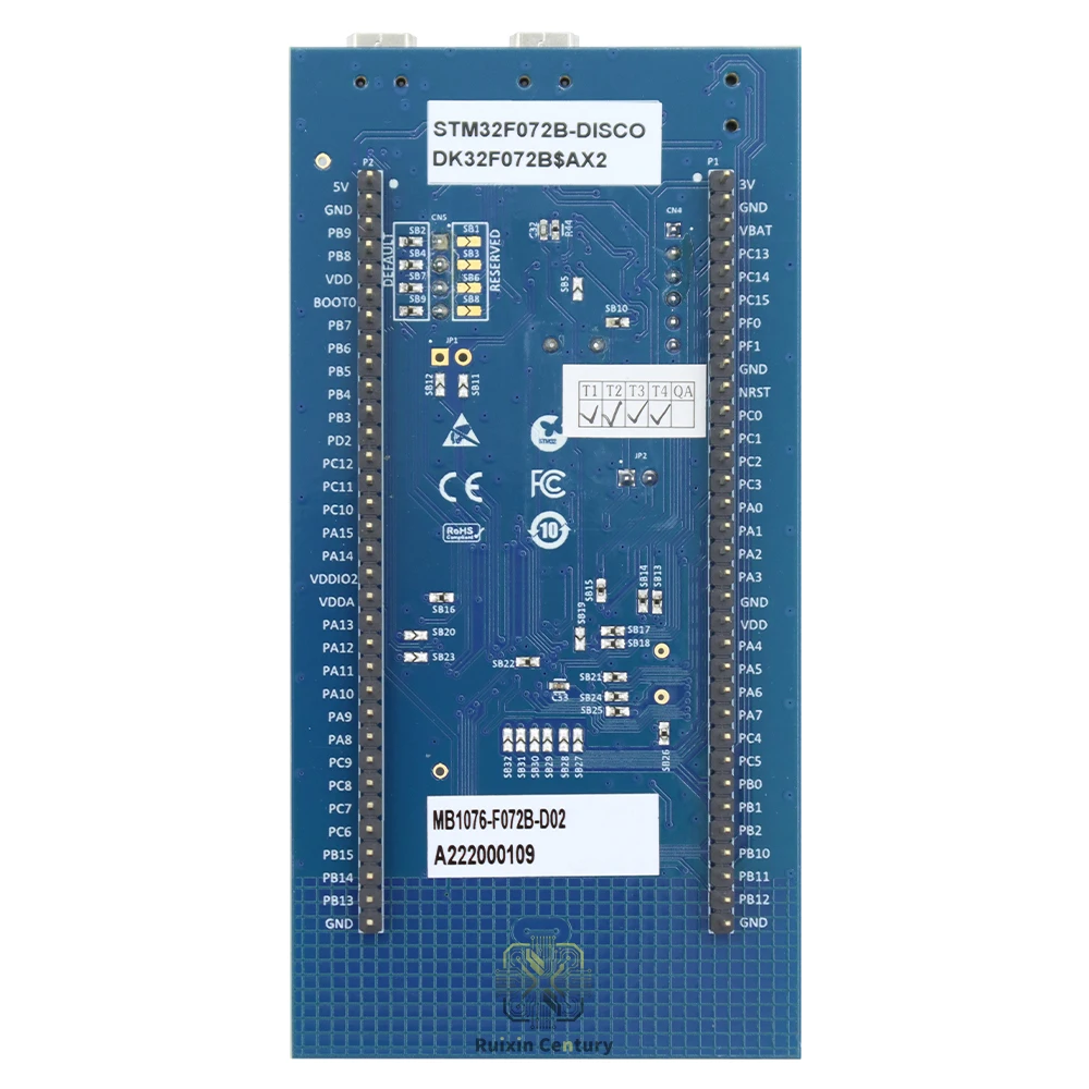 FOR ST STM32F072B-DISCO 32F072BDISCOVERY Discovery Kit STM32F072RBT6 MCU Board 48MHz Cortex-M0 ST-LINK/V2 Gyroscope Touch Sensor