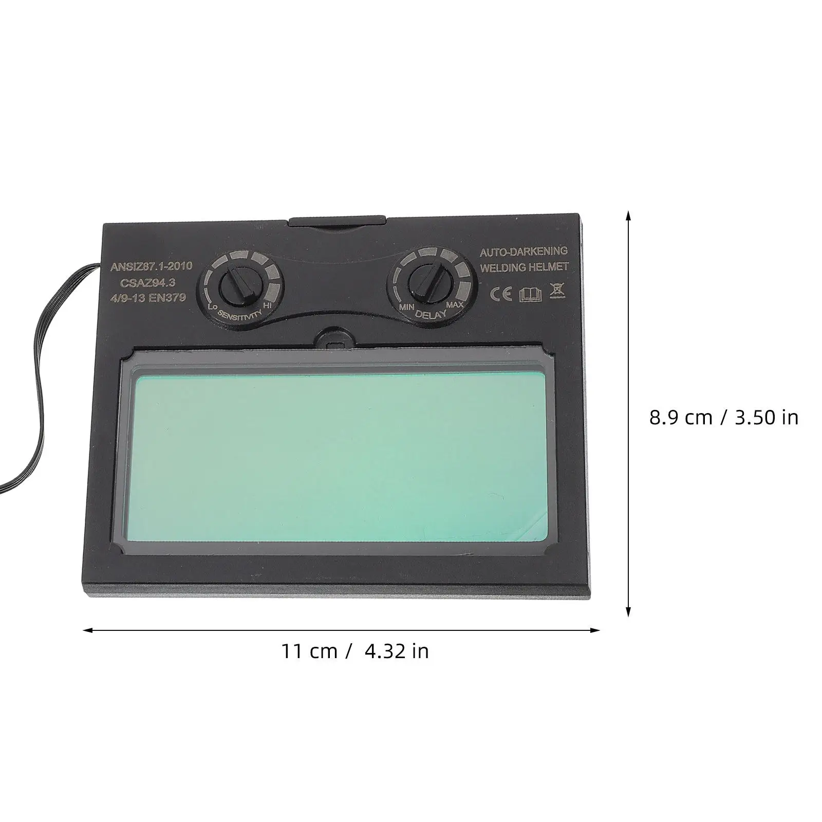 Welding Lens Solar Powered Auto Darkening LCD Technology Scratch Resistant Uv Ir Protection Welding Accessories for All