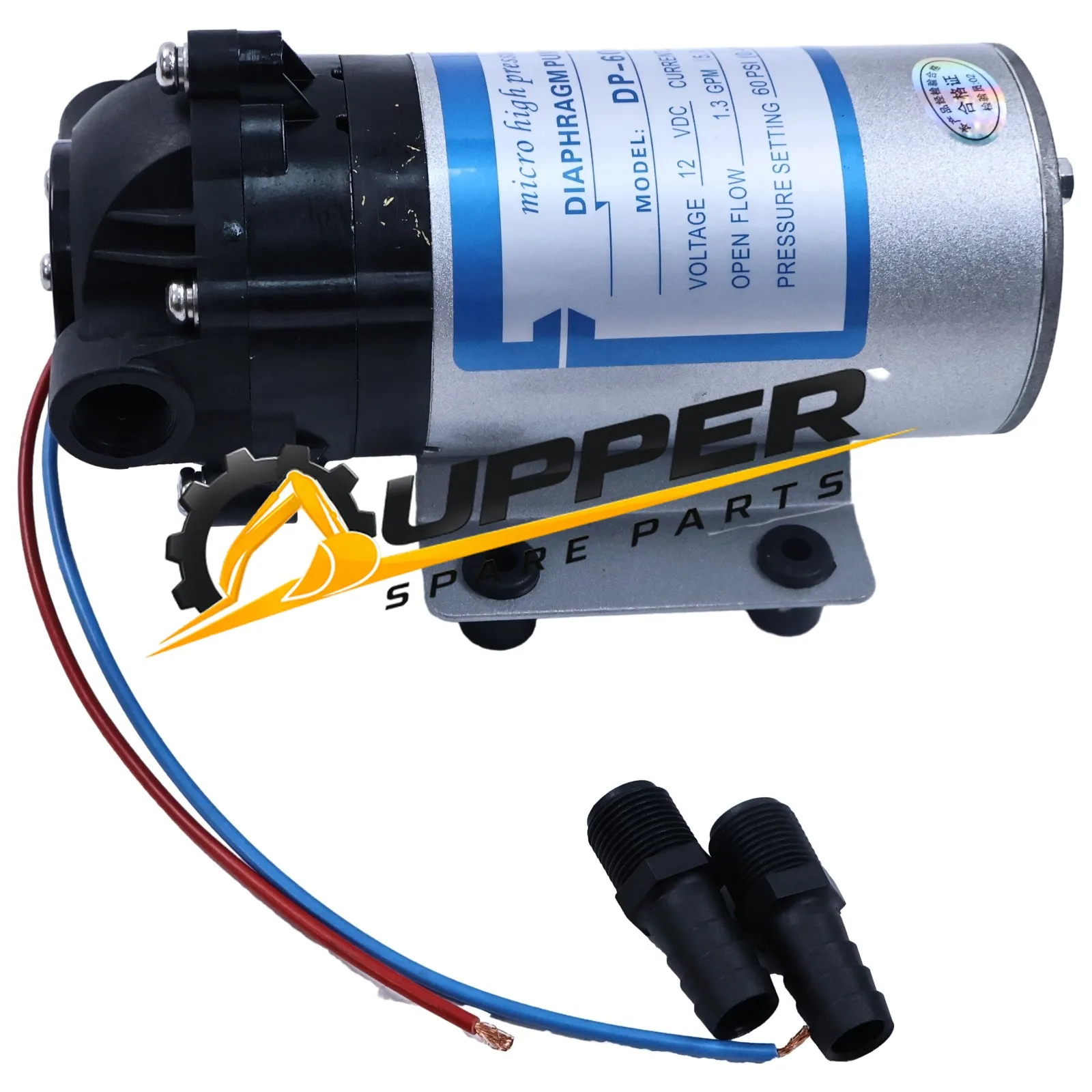 12V High Pressure Diaphragm Pump 8000-543-250 8000543250 For Shurflo Model