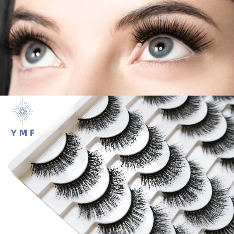 2023New Natural Manga Lashes  Eyelashes False Eyelashes Manga Eyelashes Daily Dating Makeup Eyelashes Lashes