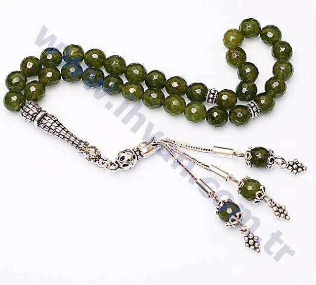 IQRAH Jade Stone Rosary (925 SETTING SILVER)