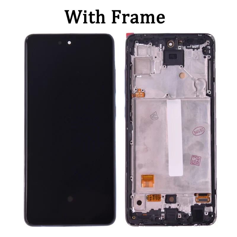 6.5\'\' SUPER AMOLED Display For Samsung A52 4G A525 A525M A525F/DS LCD Touch Screen Digitizer With Frame Repair Parts