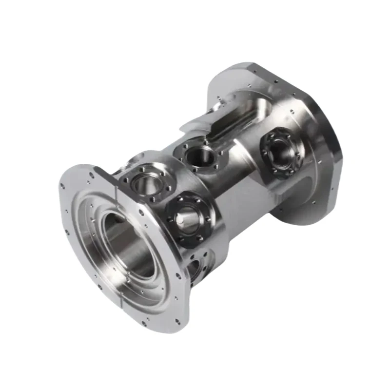 Custom 5-Axis CNC Machining Precision Aluminum Hydraulic Valve Body, Non-Standard Flow Cavity Manifold Drawing Custom Service