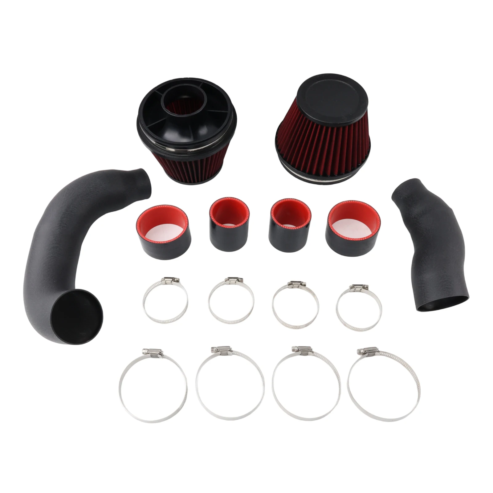 Cold Air Intake Kit For Audi C7 S6 S7 RS7 Dual 3 Inch  With 6