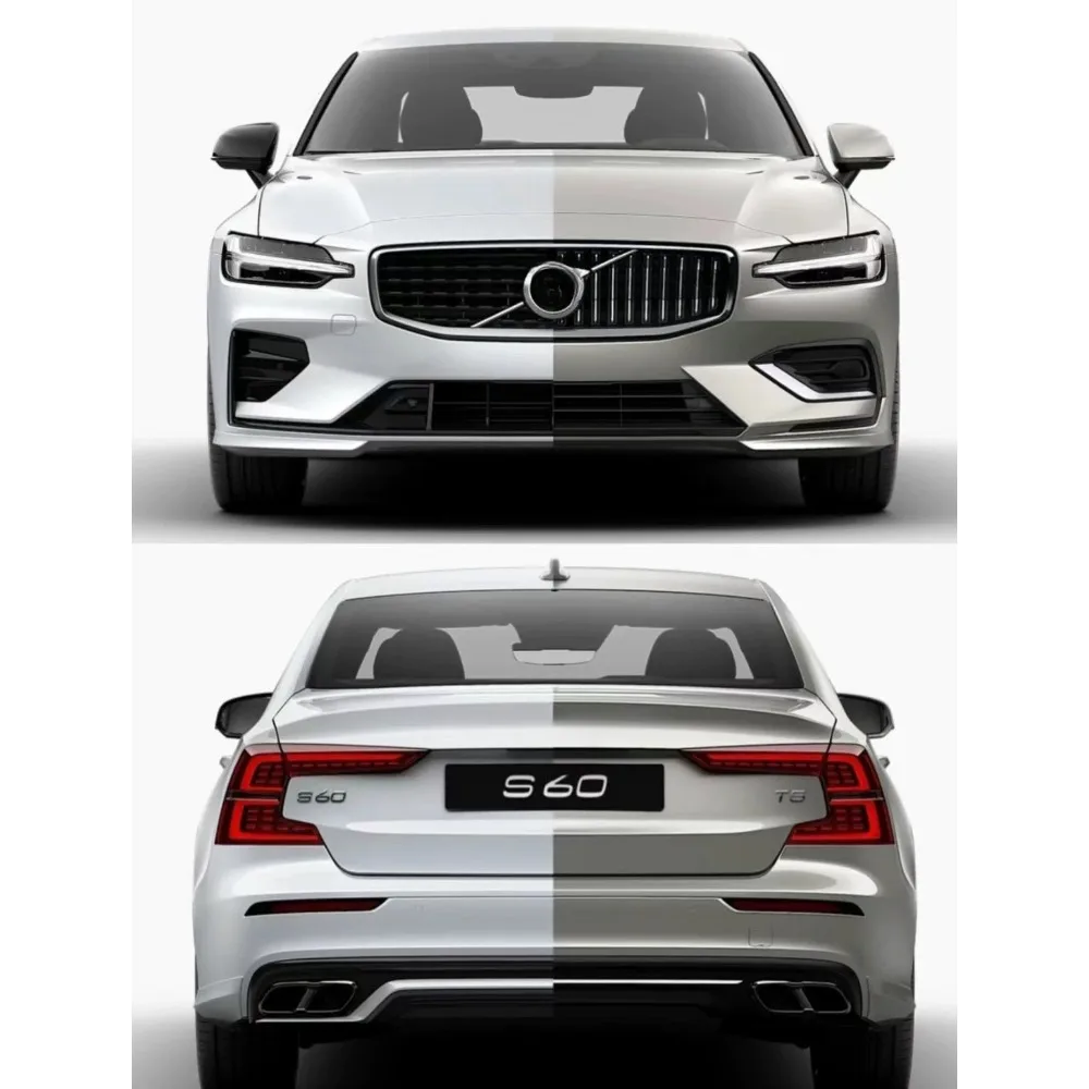 Dedicated Car Front Rear Bumper Strip Lip Spoiler Diffuser Splitter Scratch Protector For Volvo S60 V60 2020 2021 2022 2023 2024 view 3