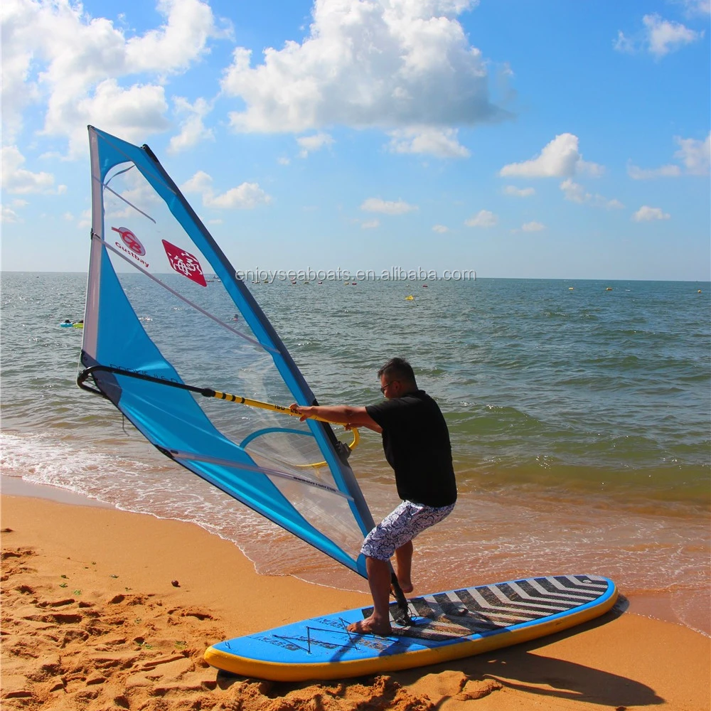 Skatinger Stand up Paddle Board Inflatable Board Windsurfing Board with Sail