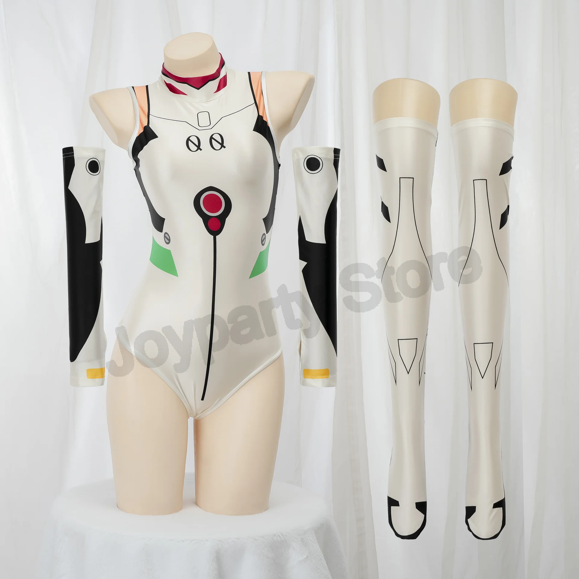 Juego Ayanami Rei uniforme del escuadrón mecánico chino Punk Cyber Orient Cyber Orient servicio secreto mono ajustado trajes disfraz Cosplay