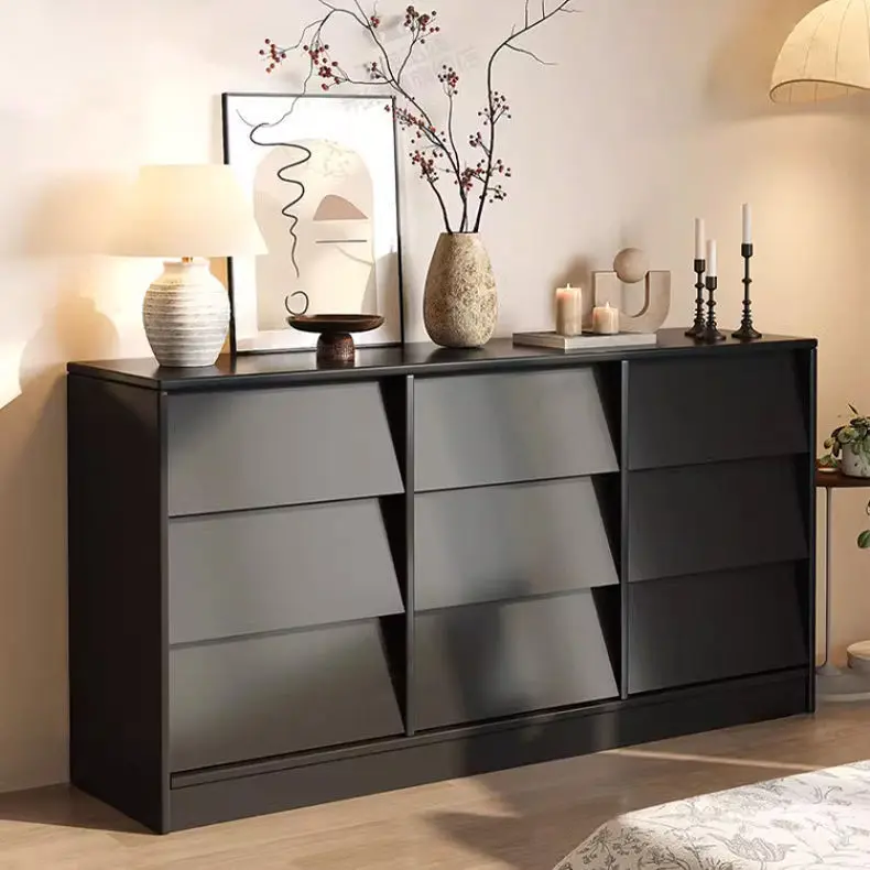 

Solid wood chest of drawers, chest of drawers, bedroom, bedside locker, living room storage cabinet against