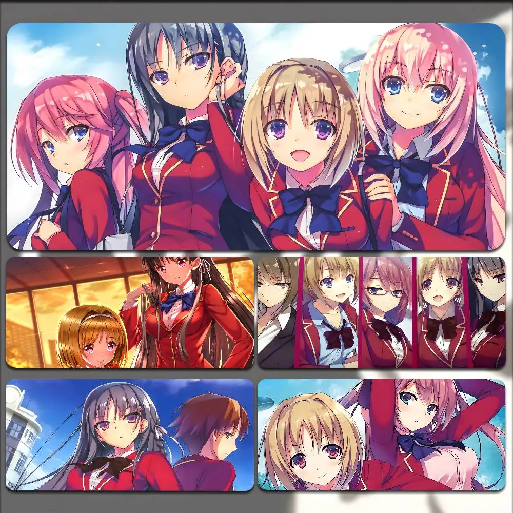 

1 шт. коврик для мыши в стиле аниме «Класс Элиты», нескользящий, подходит для офисных компьютеров, ноутбуков, килимков для киберспорта, игрового стола, клавиатуры XXL