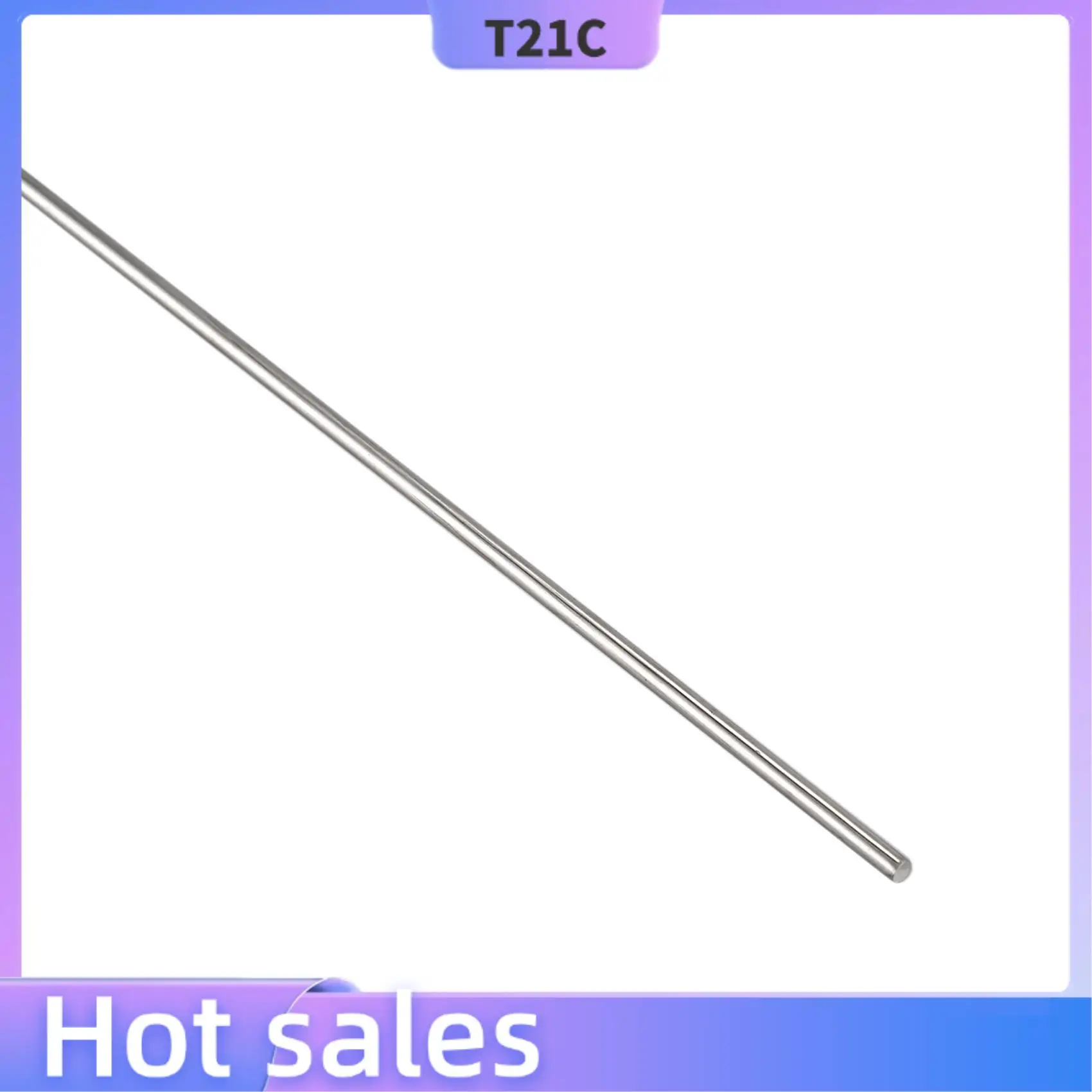 

T21C 15 Pcs DIY RC Model Stainless Steel Circular Round Rod Bar 500Mm X 3Mm