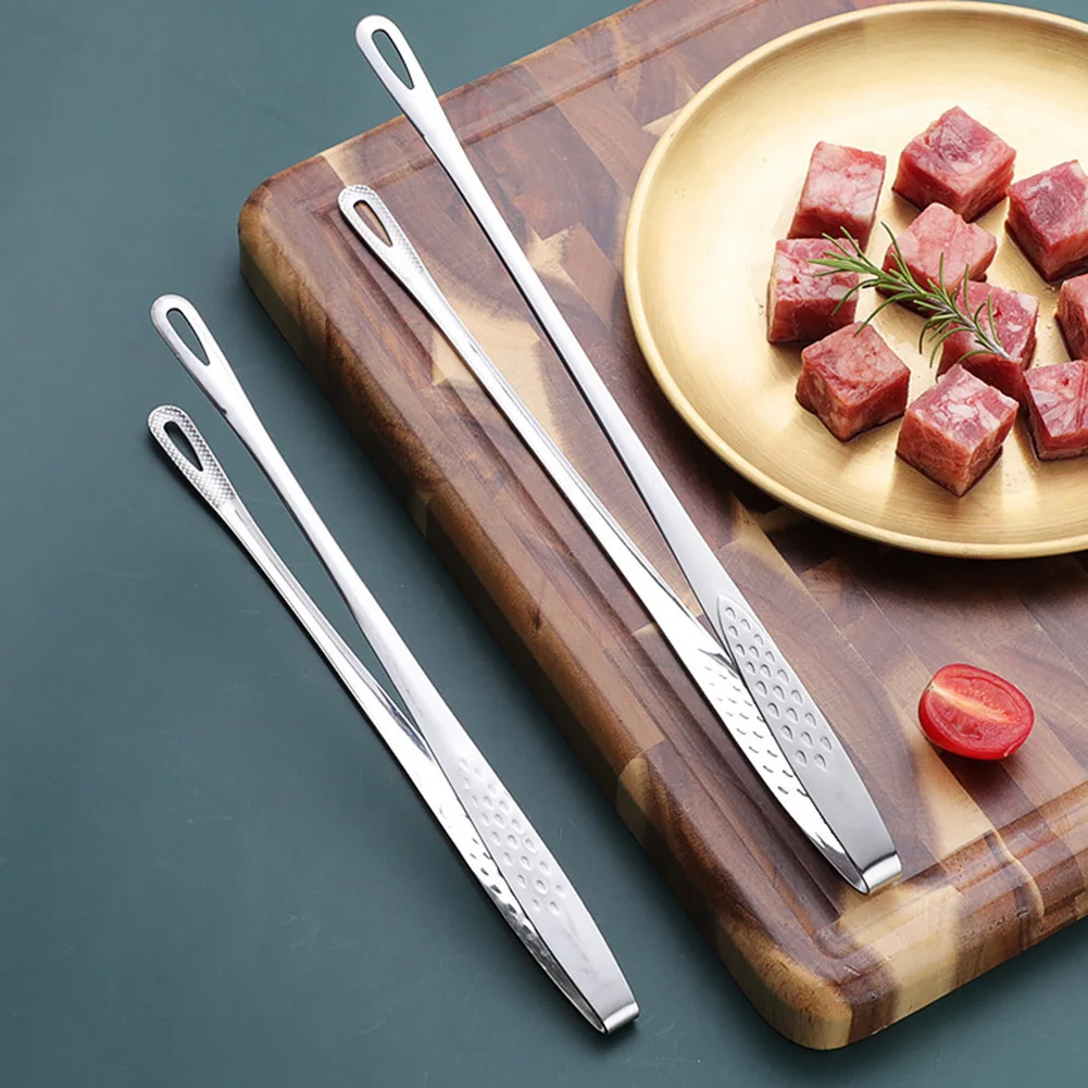 Extended Reach Tongs BBQ Tongs Family Gatherings As Shown Stainless Steel Grill Utensils Cooking Tool Set Long Handle